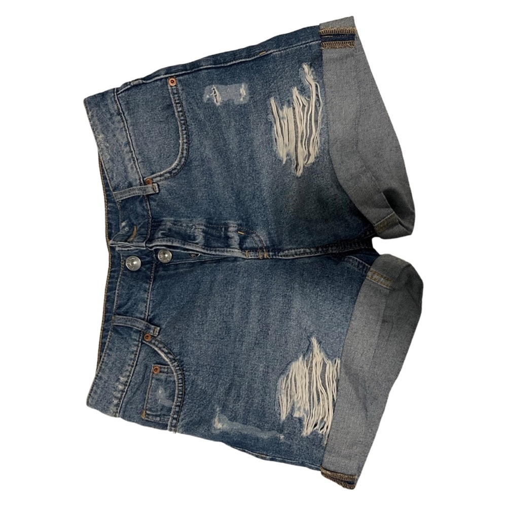 H&M high waisted jean shorts size 2